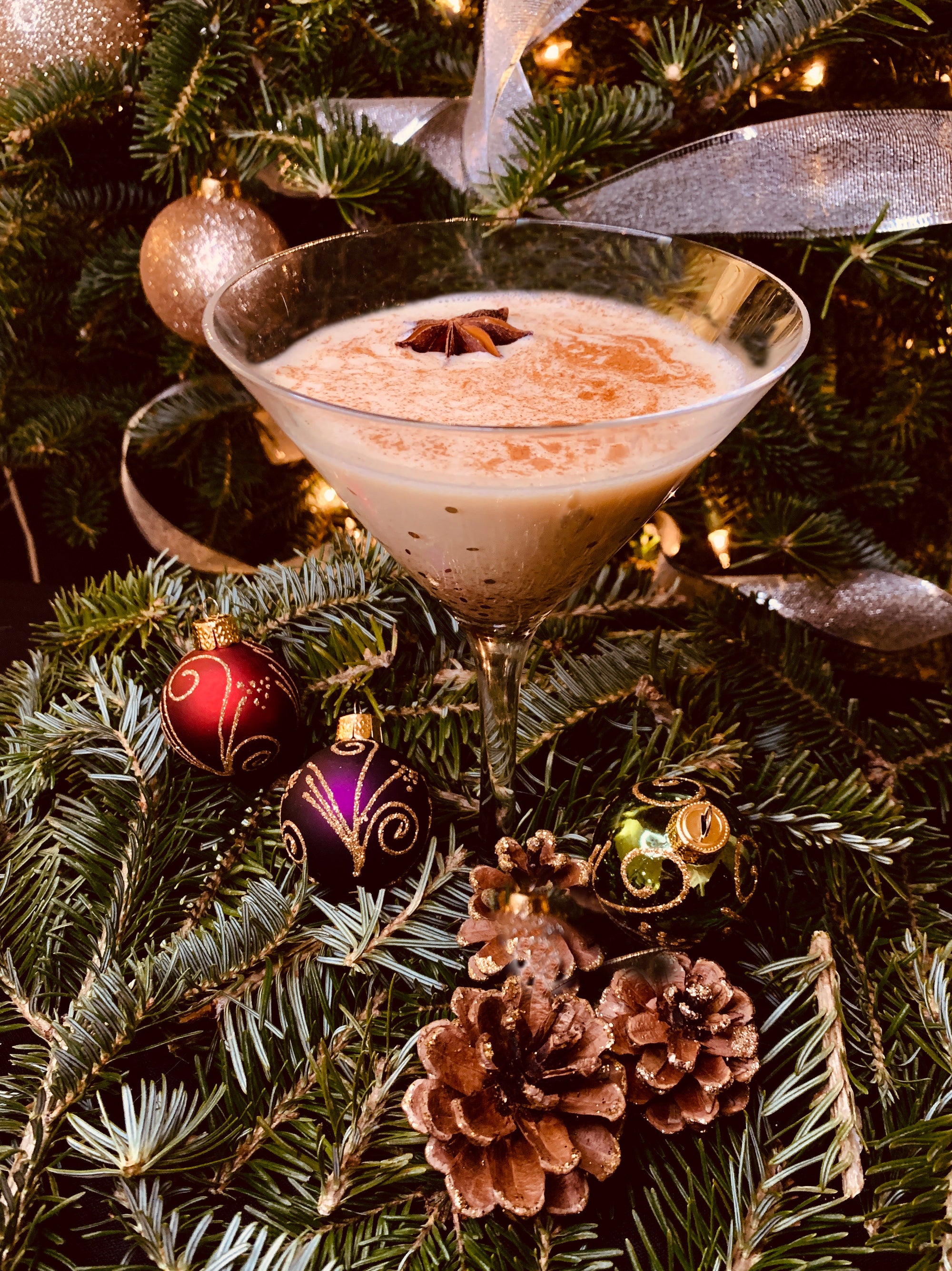 Fig-Nog Martini